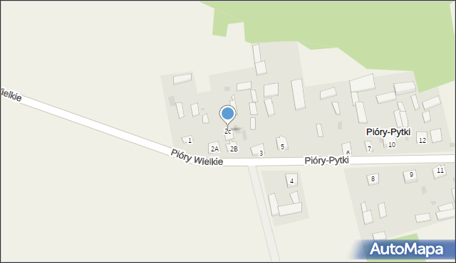 Pióry-Pytki, Pióry-Pytki, 2c, mapa Pióry-Pytki