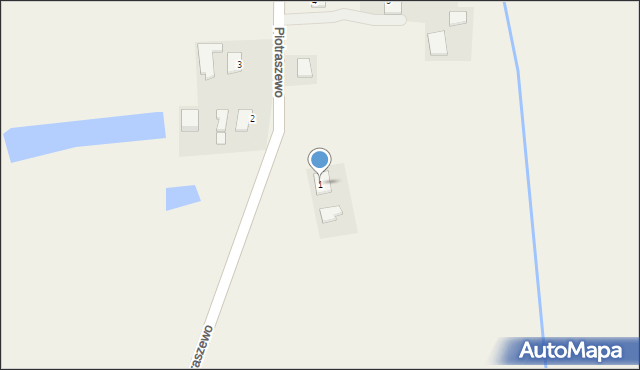 Piotraszewo, Piotraszewo, 1, mapa Piotraszewo