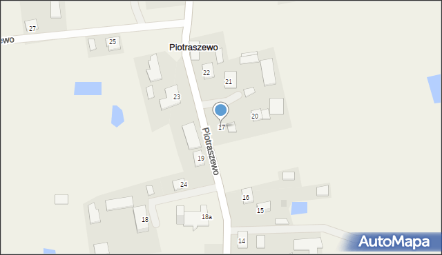 Piotraszewo, Piotraszewo, 17, mapa Piotraszewo