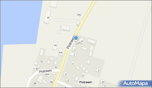 Piotrawin, Piotrawin, 1, mapa Piotrawin