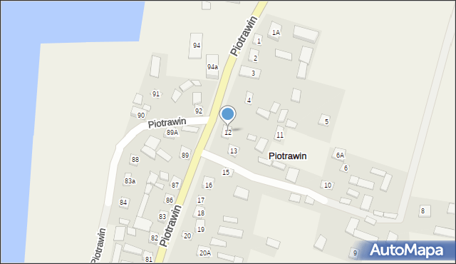 Piotrawin, Piotrawin, 12, mapa Piotrawin