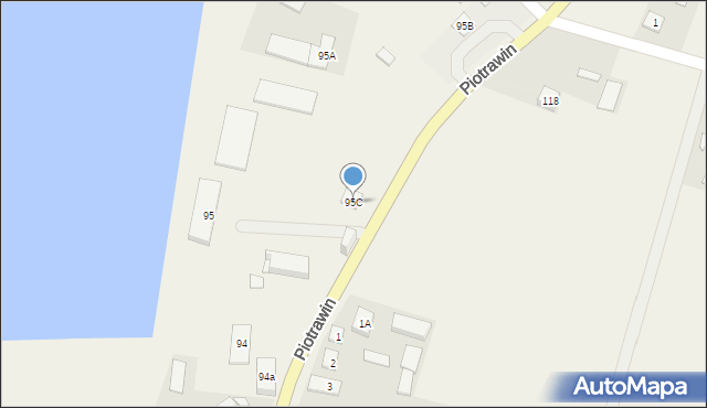 Piotrawin, Piotrawin, 95C, mapa Piotrawin