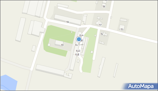 Piotrkosice, Piotrkosice, 61C, mapa Piotrkosice