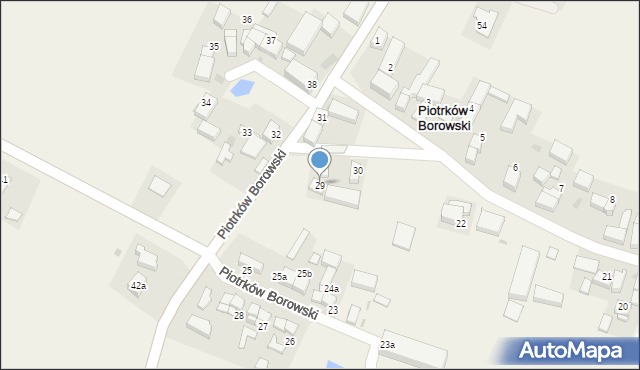 Piotrków Borowski, Piotrków Borowski, 29, mapa Piotrków Borowski