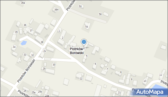 Piotrków Borowski, Piotrków Borowski, 4, mapa Piotrków Borowski