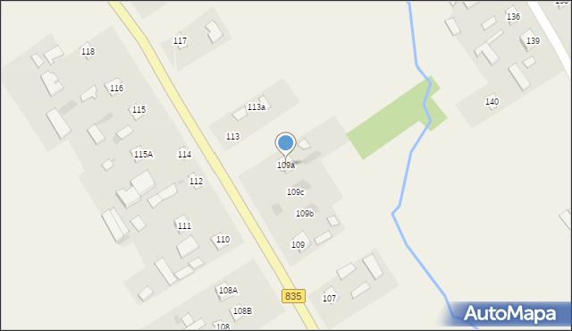 Piotrków Drugi, Piotrków Drugi, 109a, mapa Piotrków Drugi