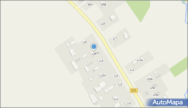 Piotrków Drugi, Piotrków Drugi, 116, mapa Piotrków Drugi