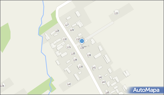 Piotrków Drugi, Piotrków Drugi, 134, mapa Piotrków Drugi