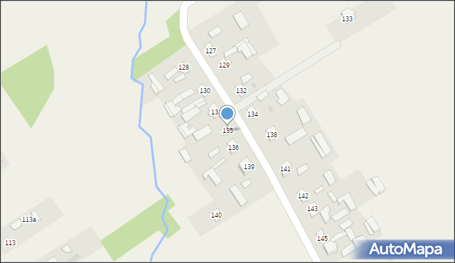 Piotrków Drugi, Piotrków Drugi, 135, mapa Piotrków Drugi