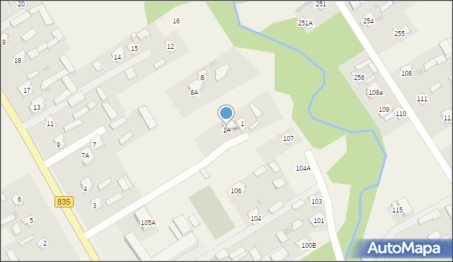 Piotrków Drugi, Piotrków Drugi, 1A, mapa Piotrków Drugi