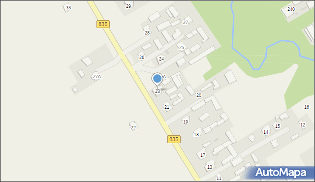 Piotrków Drugi, Piotrków Drugi, 23, mapa Piotrków Drugi