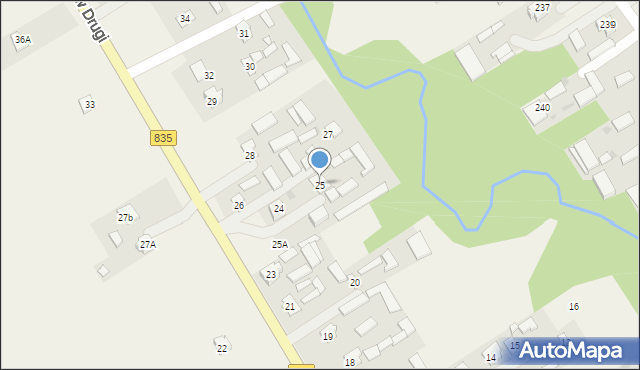 Piotrków Drugi, Piotrków Drugi, 25, mapa Piotrków Drugi