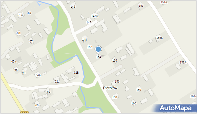 Piotrków Pierwszy, Piotrków Pierwszy, 154, mapa Piotrków Pierwszy