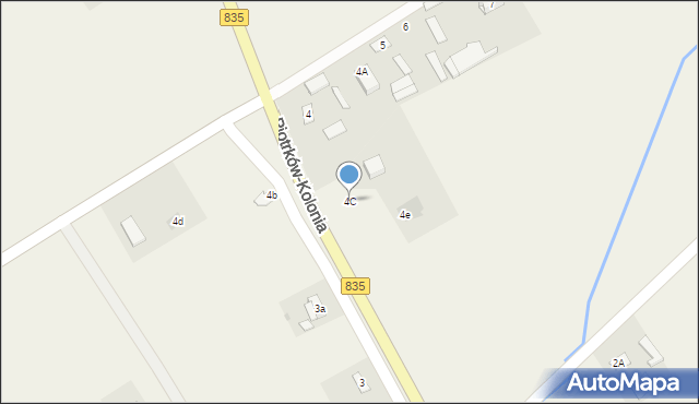 Piotrków Pierwszy, Piotrków Pierwszy, 4C, mapa Piotrków Pierwszy