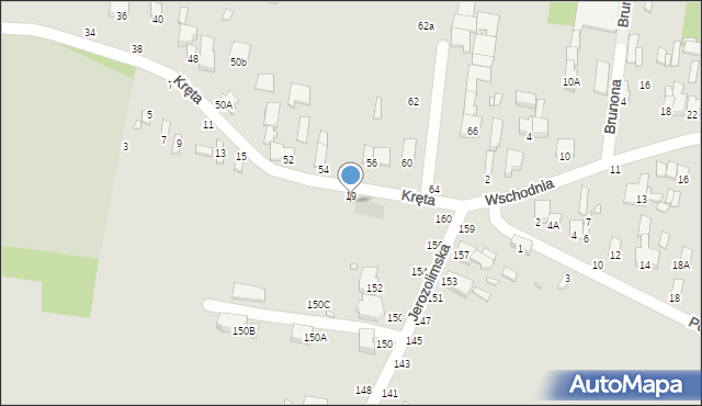 Piotrków Trybunalski, Piaskowa, 19, mapa Piotrków Trybunalski