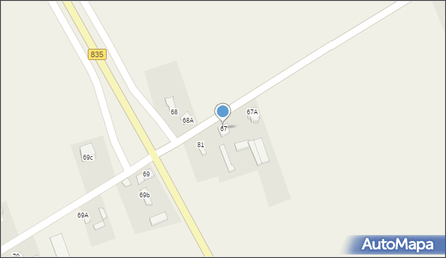 Piotrkówek, Piotrkówek, 67, mapa Piotrkówek