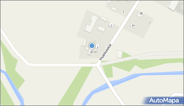 Piotrkowice, Piotrkowice, 1a, mapa Piotrkowice