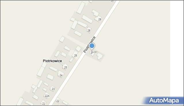 Piotrkowice, Piotrkowice, 27, mapa Piotrkowice