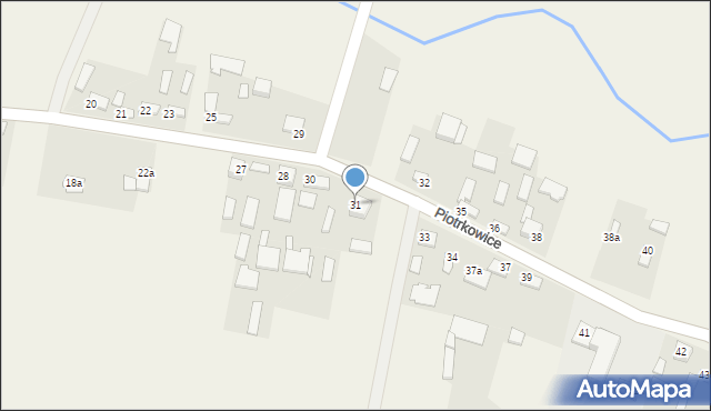 Piotrkowice, Piotrkowice, 31, mapa Piotrkowice