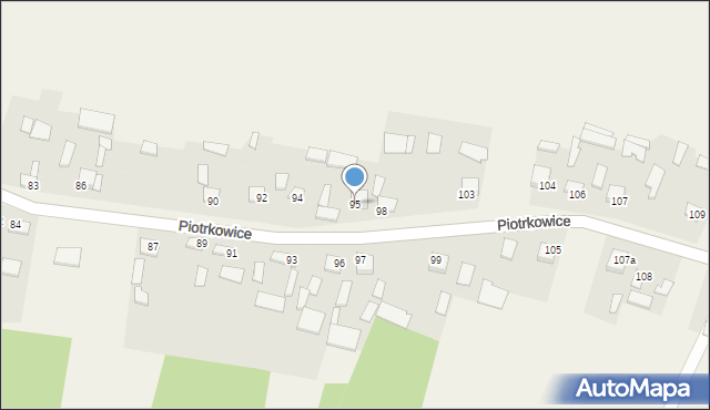 Piotrkowice, Piotrkowice, 95, mapa Piotrkowice