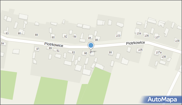 Piotrkowice, Piotrkowice, 97, mapa Piotrkowice