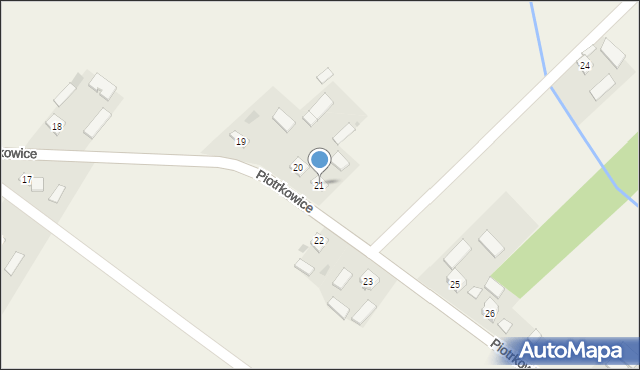 Piotrkowice, Piotrkowice, 21, mapa Piotrkowice