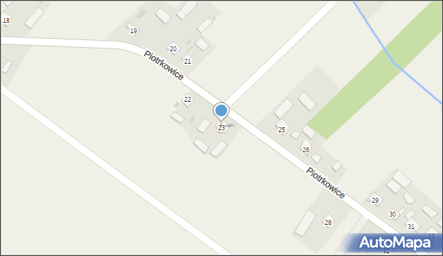 Piotrkowice, Piotrkowice, 23, mapa Piotrkowice