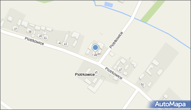 Piotrkowice, Piotrkowice, 44, mapa Piotrkowice