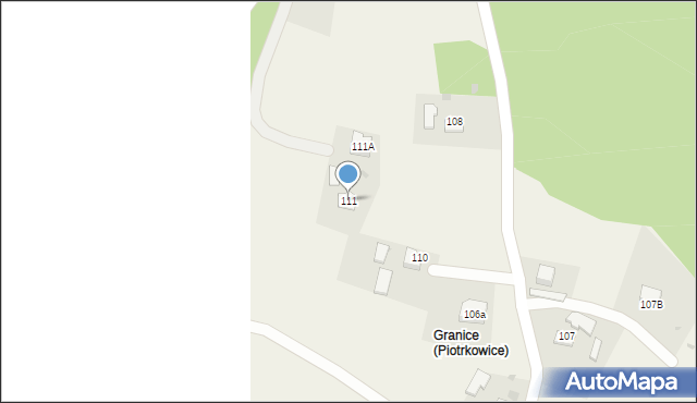 Piotrkowice, Piotrkowice, 111, mapa Piotrkowice