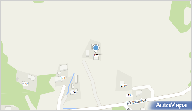 Piotrkowice, Piotrkowice, 175, mapa Piotrkowice