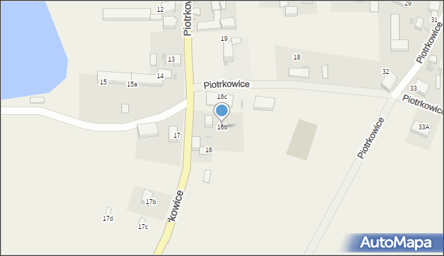 Piotrkowice, Piotrkowice, 16b, mapa Piotrkowice