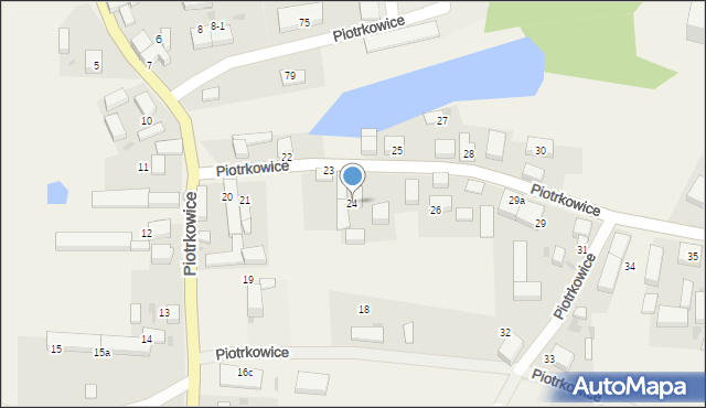 Piotrkowice, Piotrkowice, 24, mapa Piotrkowice