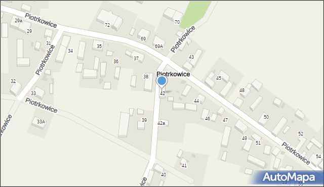 Piotrkowice, Piotrkowice, 42, mapa Piotrkowice