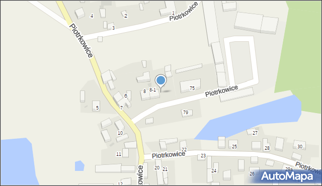 Piotrkowice, Piotrkowice, 8-2, mapa Piotrkowice