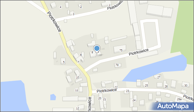 Piotrkowice, Piotrkowice, 9, mapa Piotrkowice