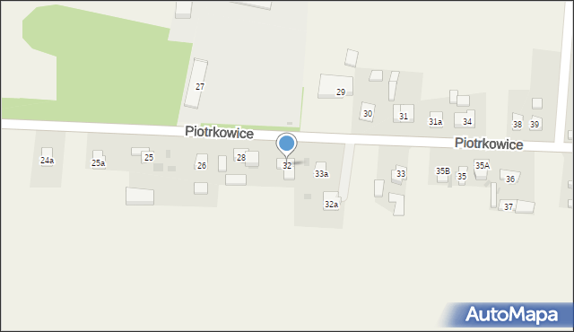 Piotrkowice, Piotrkowice, 32, mapa Piotrkowice