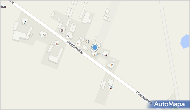 Piotrkowice, Piotrkowice, 33, mapa Piotrkowice