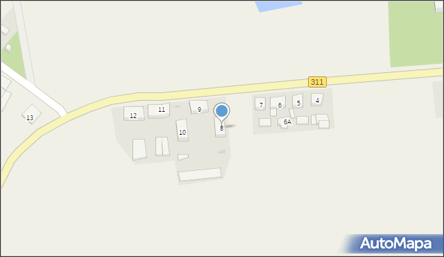 Piotrkowice, Piotrkowice, 8, mapa Piotrkowice