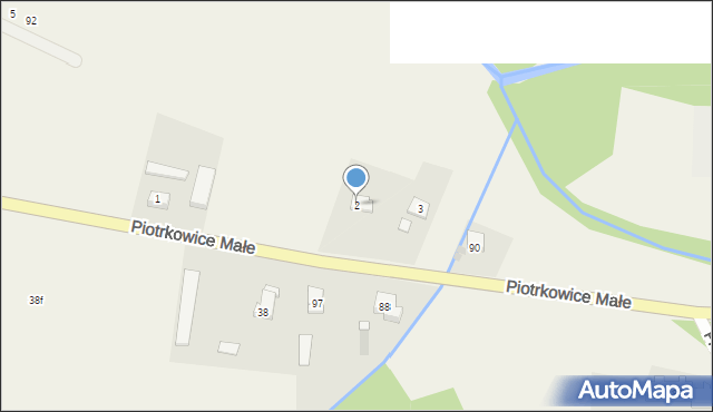 Piotrkowice Małe, Piotrkowice Małe, 2, mapa Piotrkowice Małe