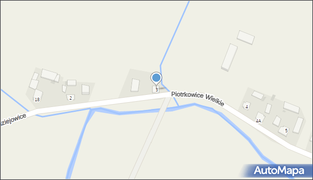 Piotrkowice Wielkie, Piotrkowice Wielkie, 3, mapa Piotrkowice Wielkie