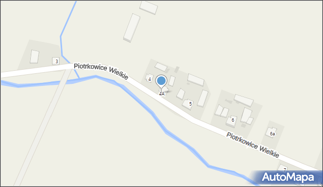 Piotrkowice Wielkie, Piotrkowice Wielkie, 4A, mapa Piotrkowice Wielkie