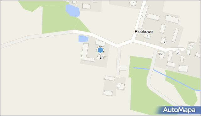 Piotrkowo, Piotrkowo, 4, mapa Piotrkowo