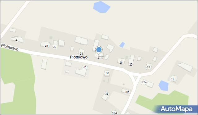 Piotrkowo, Piotrkowo, 27, mapa Piotrkowo