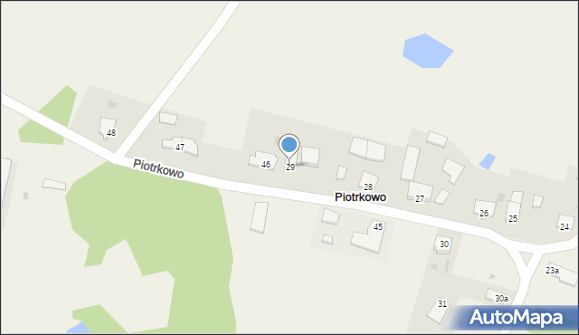 Piotrkowo, Piotrkowo, 29, mapa Piotrkowo