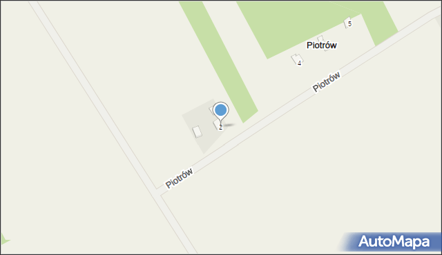 Piotrów, Piotrów, 2, mapa Piotrów