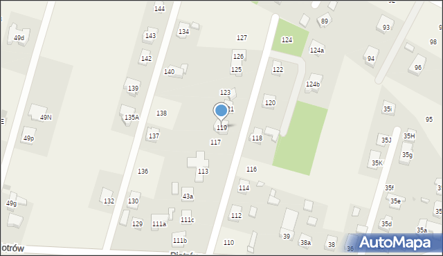 Piotrów, Piotrów, 119, mapa Piotrów