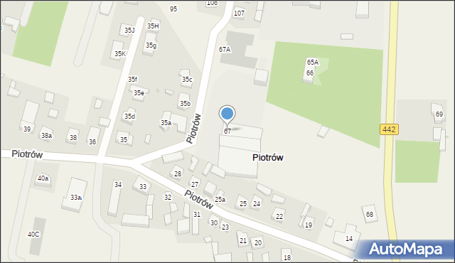 Piotrów, Piotrów, 67, mapa Piotrów