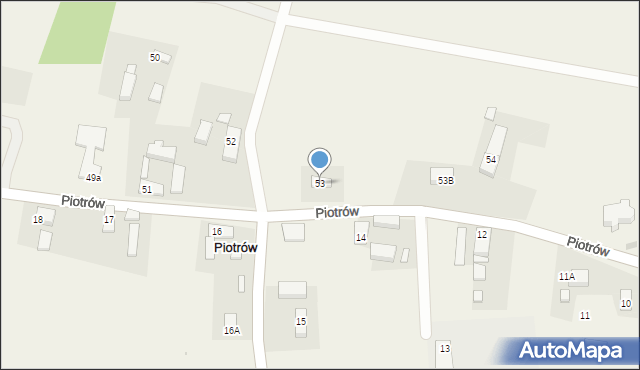 Piotrów, Piotrów, 53, mapa Piotrów