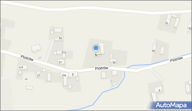 Piotrów, Piotrów, 58, mapa Piotrów