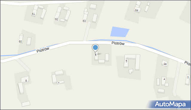 Piotrów, Piotrów, 6, mapa Piotrów